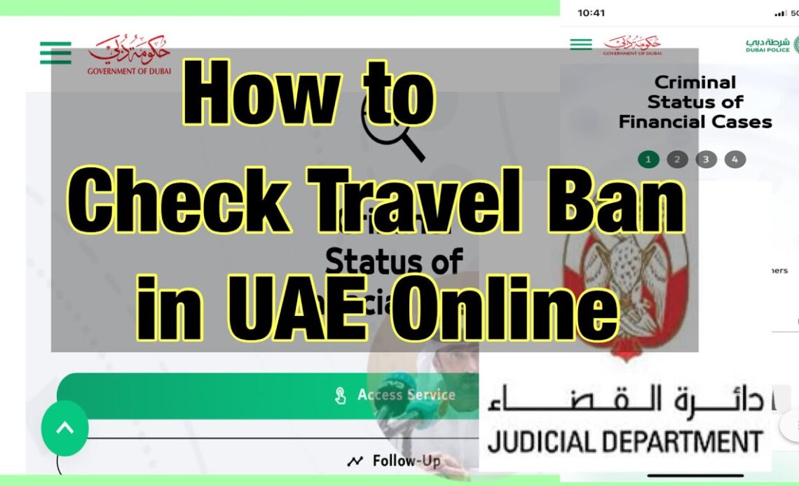 Check Travel Ban in UAE